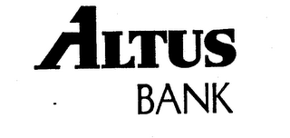 ALTUS BANK logo