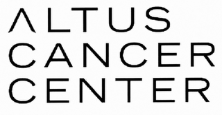 ALTUS CANCER CENTER logo
