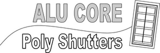 ALU CORE POLY SHUTTERS logo