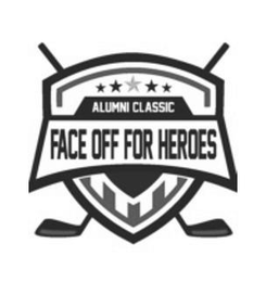ALUMNI CLASSIC FACE OFF FOR HEROES logo