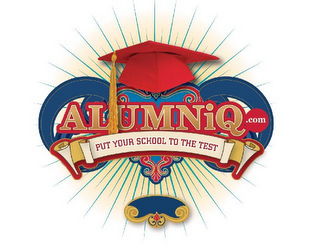ALUMNIQ.COM PUT YOUR SCHOOL TO THE TEST logo