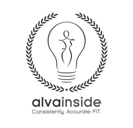 ALVAINSIDE CONSISTENTLY ACCURATE FIT logo