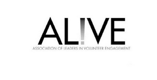 AL!VE ASSOCIATION OF LEADERS IN VOLUNTEER ENGAGEMENT logo