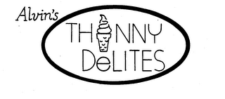 ALVIN'S THINNY DELITES logo