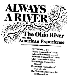 ALWAYS A RIVER THE OHIO RIVER AND THE AMERICAN EXPERIENCE logo