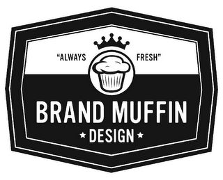 ALWAYS FRESH BRAND MUFFIN DESIGN logo