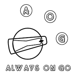 ALWAYS ON GO AOG logo