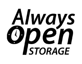 ALWAYS OPEN STORAGE logo
