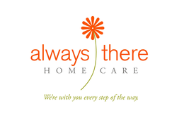 ALWAYS THERE HOME CARE WE'RE WITH YOU EVERY STEP OF THE WAY. logo