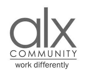 ALX COMMUNITY WORK DIFFERENTLY logo