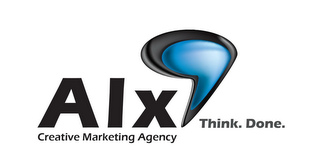 ALX CREATIVE MARKETING AGENCY THINK. DONE. logo