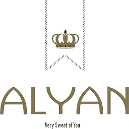 ALYAN VERY SWEET OF YOU logo