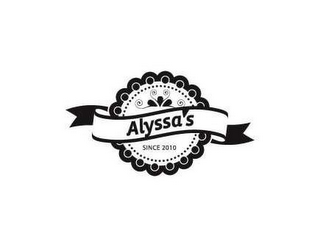 ALYSSA'S SINCE 2010