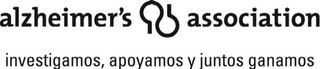 ALZHEIMER'S ASSOCIATION INVESTIGAMOS, APOYAMOS Y JUNTOS GANAMOS logo