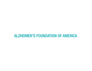 ALZHEIMER'S FOUNDATION OF AMERICA logo