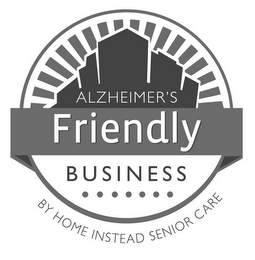 ALZHEIMER'S FRIENDLY BUSINESS BY HOME INSTEAD SENIOR CARE logo