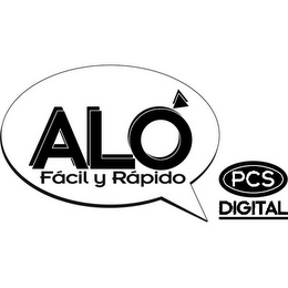 ALÓ FÁCIL Y RÁPIDO PCS DIGITAL logo