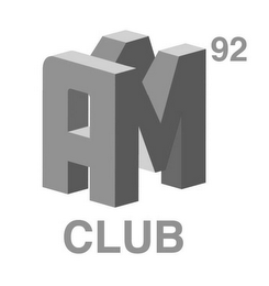 AM 92 CLUB logo
