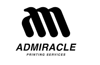 AM ADMIRACLE PRINTING SERVICES logo