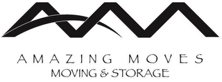 AM AMAZING MOVES MOVING & STORAGE logo