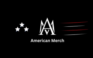 AM AMERICAN MERCH logo
