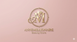 AM ANNEMILLIONAIRE BEAUTY STORE logo