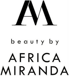 AM BEAUTY BY AFRICA MIRANDA logo