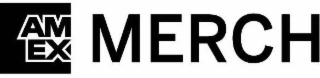 AM EX MERCH logo