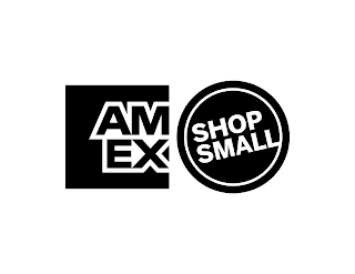 AM EX SHOP SMALL logo