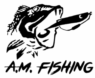A.M. FISHING logo
