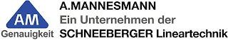 AM GENAUIGKEIT A. MANNESMANN EIN UNTERNEHMEN DER SCHNEEBERGER LINEARTECHNIK logo