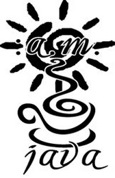 : A.M. JAVA. logo