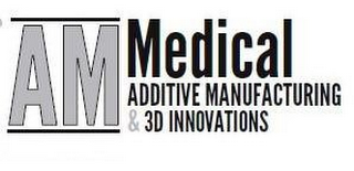 AM MEDICAL ADDITIVE MANUFACTURING & 3D INNOVATIONS logo