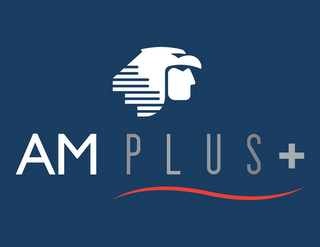 AM PLUS + logo