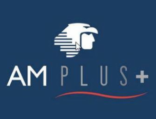 AM PLUS + logo