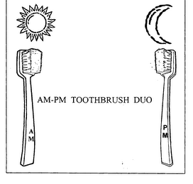 AM-PM TOOTHBRUSH DUO logo