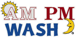 AM PM WASH logo