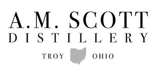 A.M. SCOTT DISTILLERY TROY OHIO logo