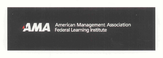 AMA AMERICAN MANAGEMENT ASSOCIATION FEDERAL LEARNING INSTITUTE logo