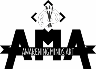 AMA AWAKENING MINDS ART logo