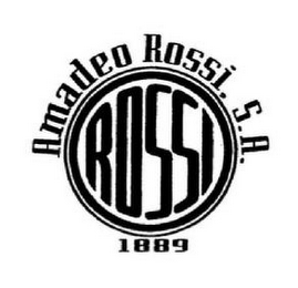 AMADEO ROSSI, S.A. ROSSI 1889 logo