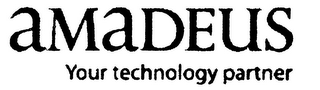 AMADEUS YOUR TECHNOLOGY PARTNER logo