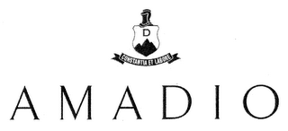 AMADIO D CONSTANTIA ET LABORE logo