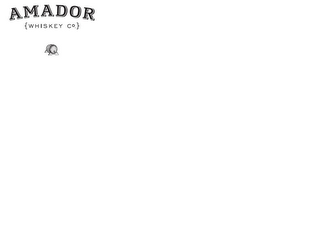 AMADOR {WHISKEY CO.} logo