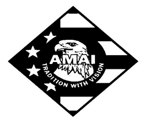 AMAI TRADITION WITH VISION logo