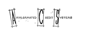 AMALGAMATED CREDIT SYSTEMS logo