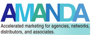 AMANDA ACCELERATED MARKETING FOR AGENCIES, NETWORKS, DISTRIBUTORS, AND ASSOCIATES. logo
