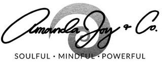 AMANDA JOY & CO. SOULFUL · MINDFUL · POWERFUL logo