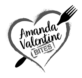 AMANDA VALENTINE BITES logo