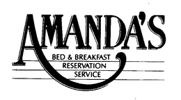 AMANDA'S BED & BREAKFAST RESERVATION SERVICE logo